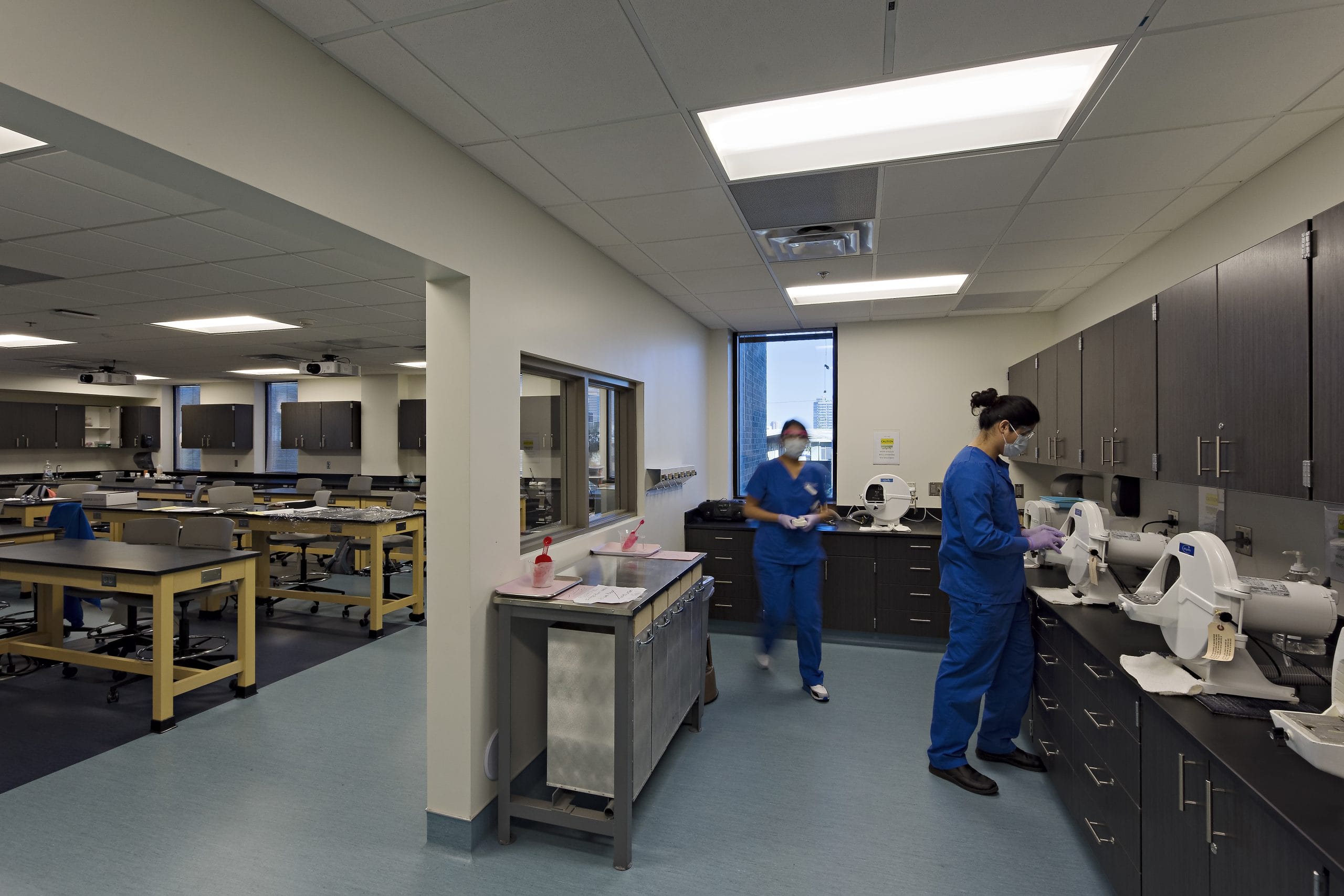 Interior Phoenix College Center for Excellence in Healthcare Education